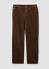 Organic Cotton Stretch Corduroy Straight Pant