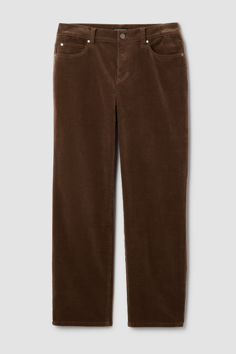 Organic Cotton Stretch Corduroy Straight Pant Organic Cotton Stretch Corduroy Straight Pant
