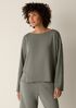 Garment-Dyed Organic Cotton Terry Bateau Neck Box-Top