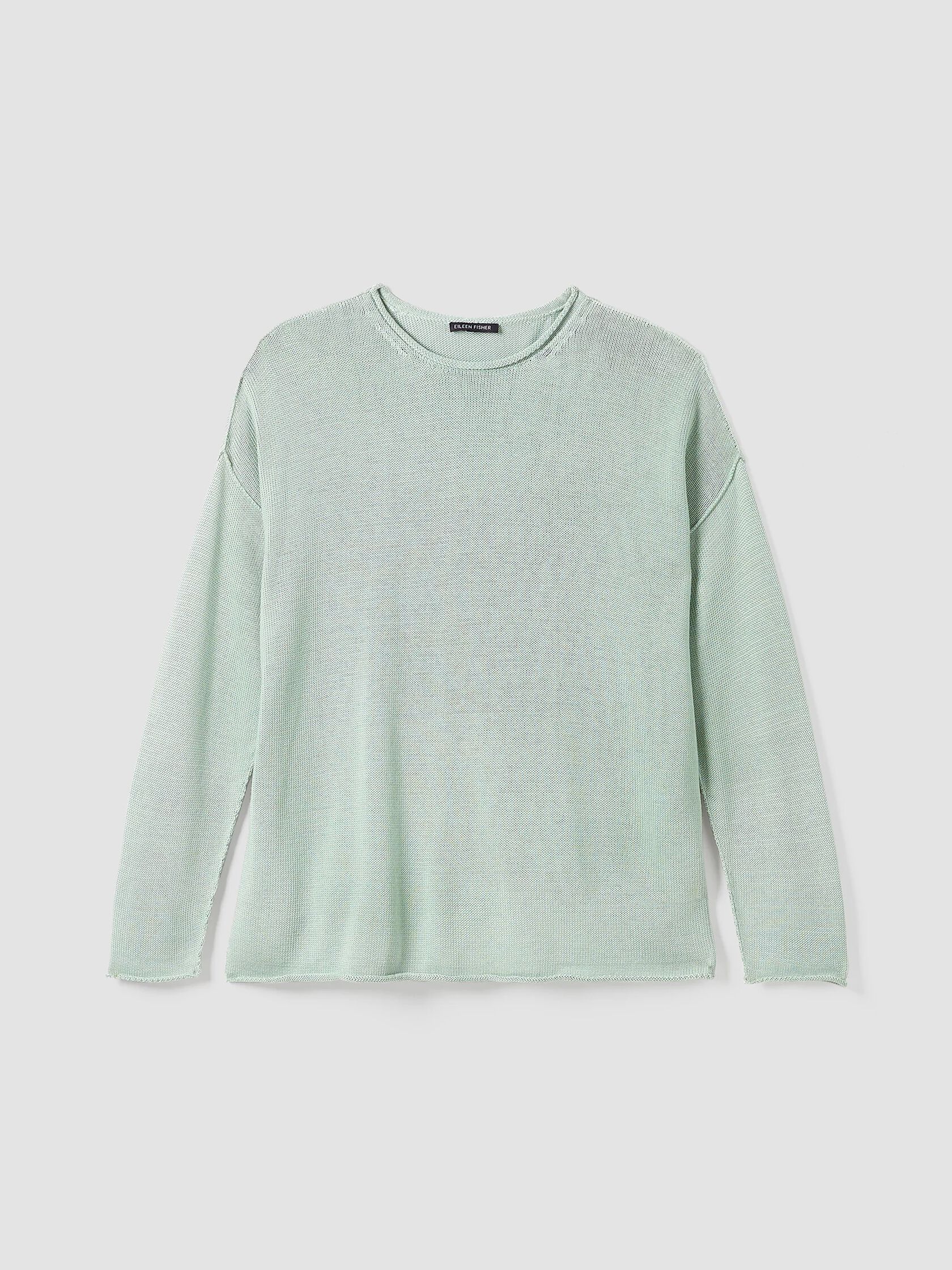 Peruvian Cotton Blend Crew Neck Top