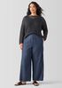 Airy Organic Cotton Twill Wide-Leg Pant