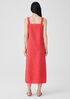 Garment-Dyed Organic Linen Square Neck Dress