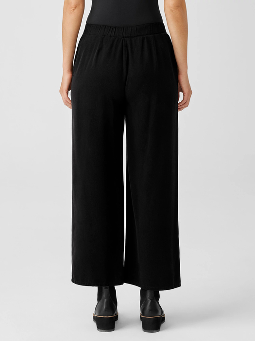 Soft Twill Wide-Leg Pant