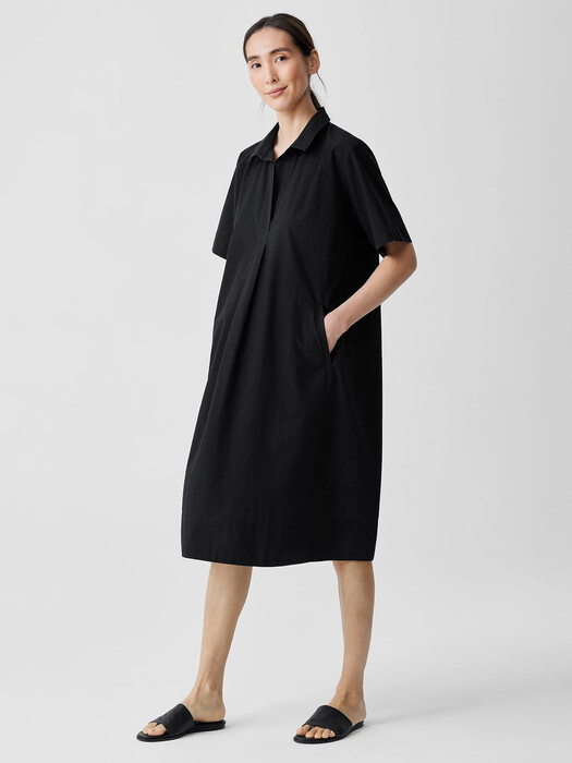 Washed Organic Cotton Poplin Dress