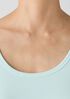 Organic Cotton Stretch Rib Scoop Neck Tank