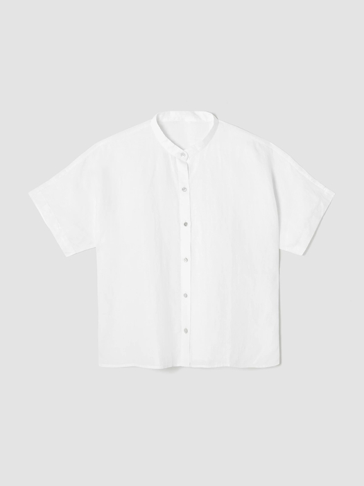 Handkerchief Linen Short-Sleeve Shirt