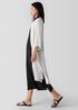 Sheer Silk Georgette High Collar Jacket