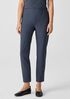 Washable Stretch Crepe High-Waisted Pant