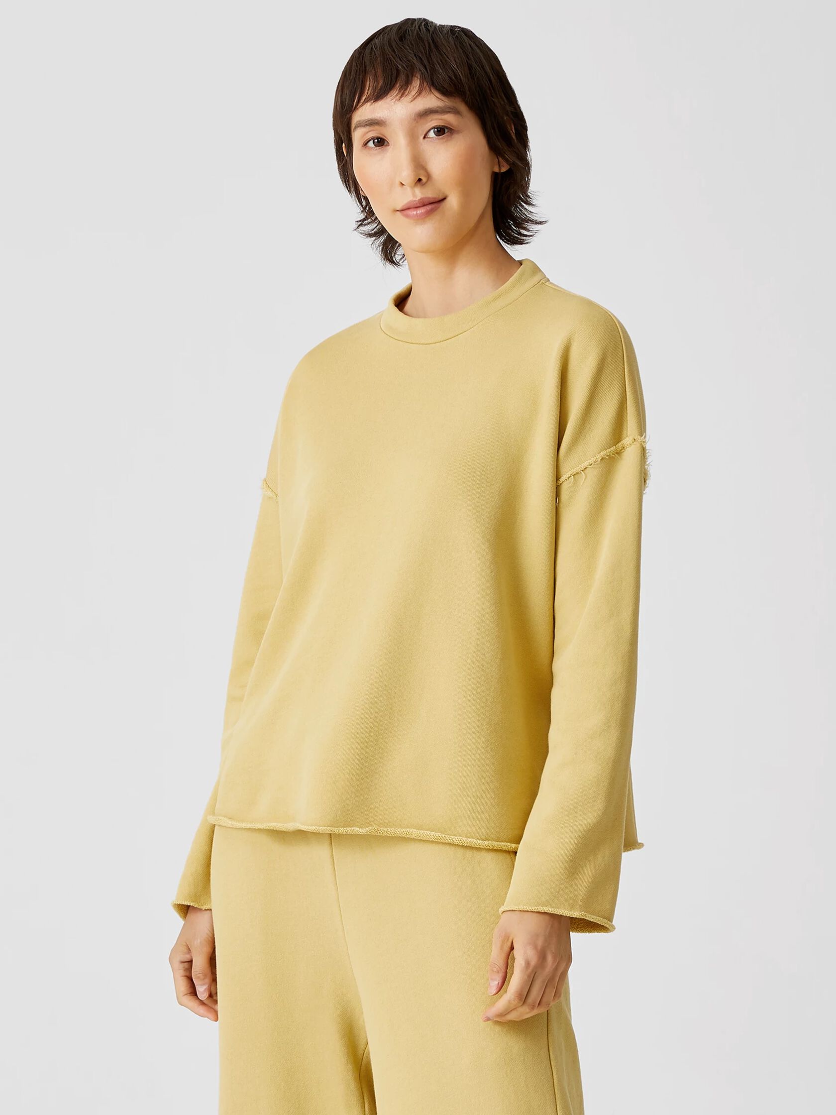 Organic Cotton French Terry Box-Top