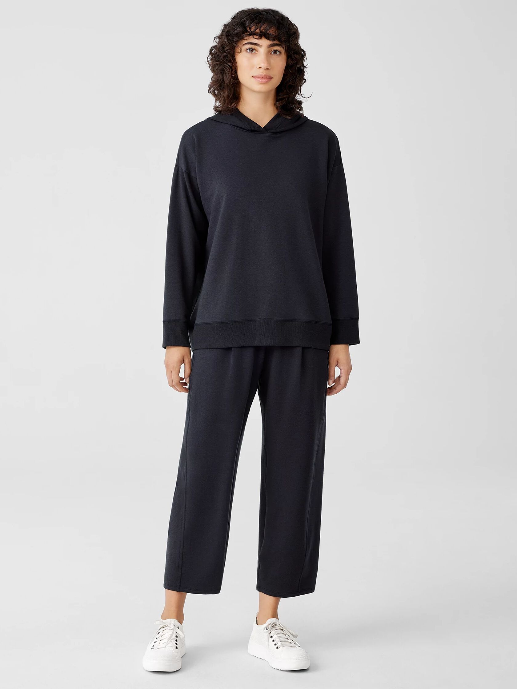 Cozy Brushed Terry Hug Hooded Top