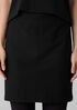 Washable Stretch Crepe Mini Skirt