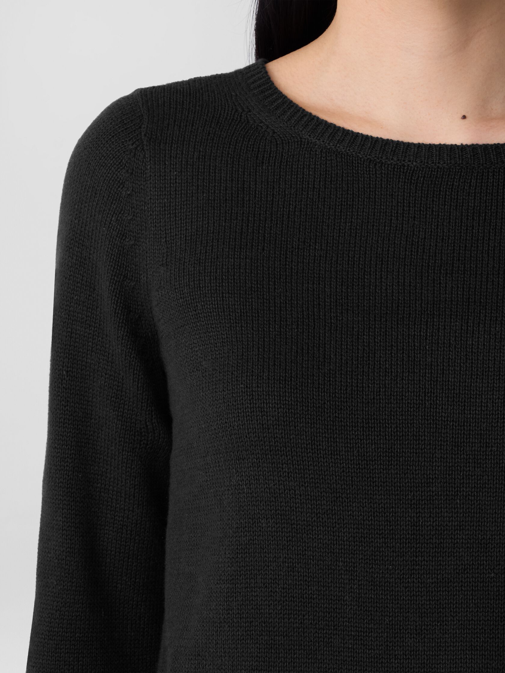 Peruvian Cotton Blend Bateau Neck Top