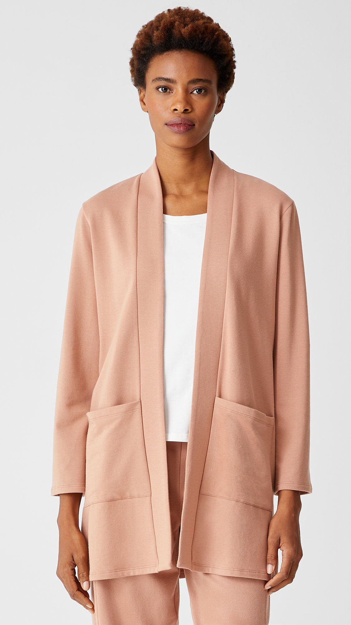 Eileen fisher tencel jacket top