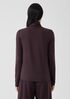 Fine Jersey Scrunch Neck Top