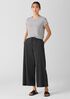 Garment-Dyed Utility Cotton Wide-Leg Pant