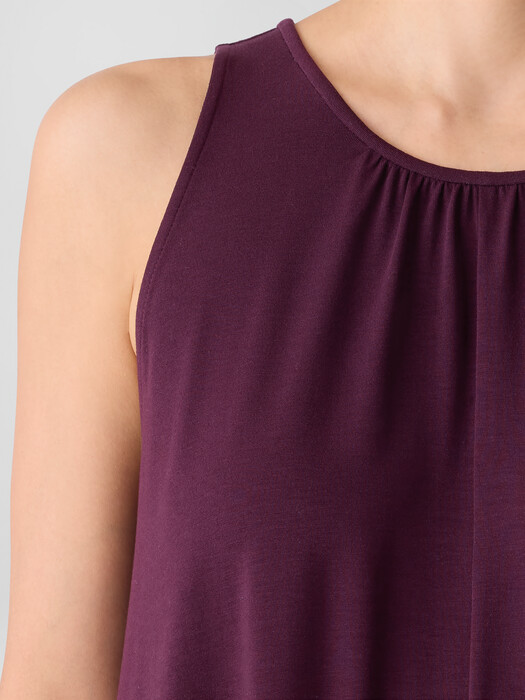 Fine Jersey Round Neck Tank Dress