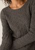 Bubble Jacquard Round Neck Top
