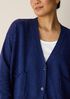 Organic Linen Cotton Slub Slouchy Cardigan