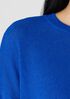 Organic Linen Cotton Cord Crew Neck Top