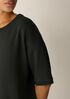 Garment-Dyed Organic Cotton Terry Crew Neck Dress