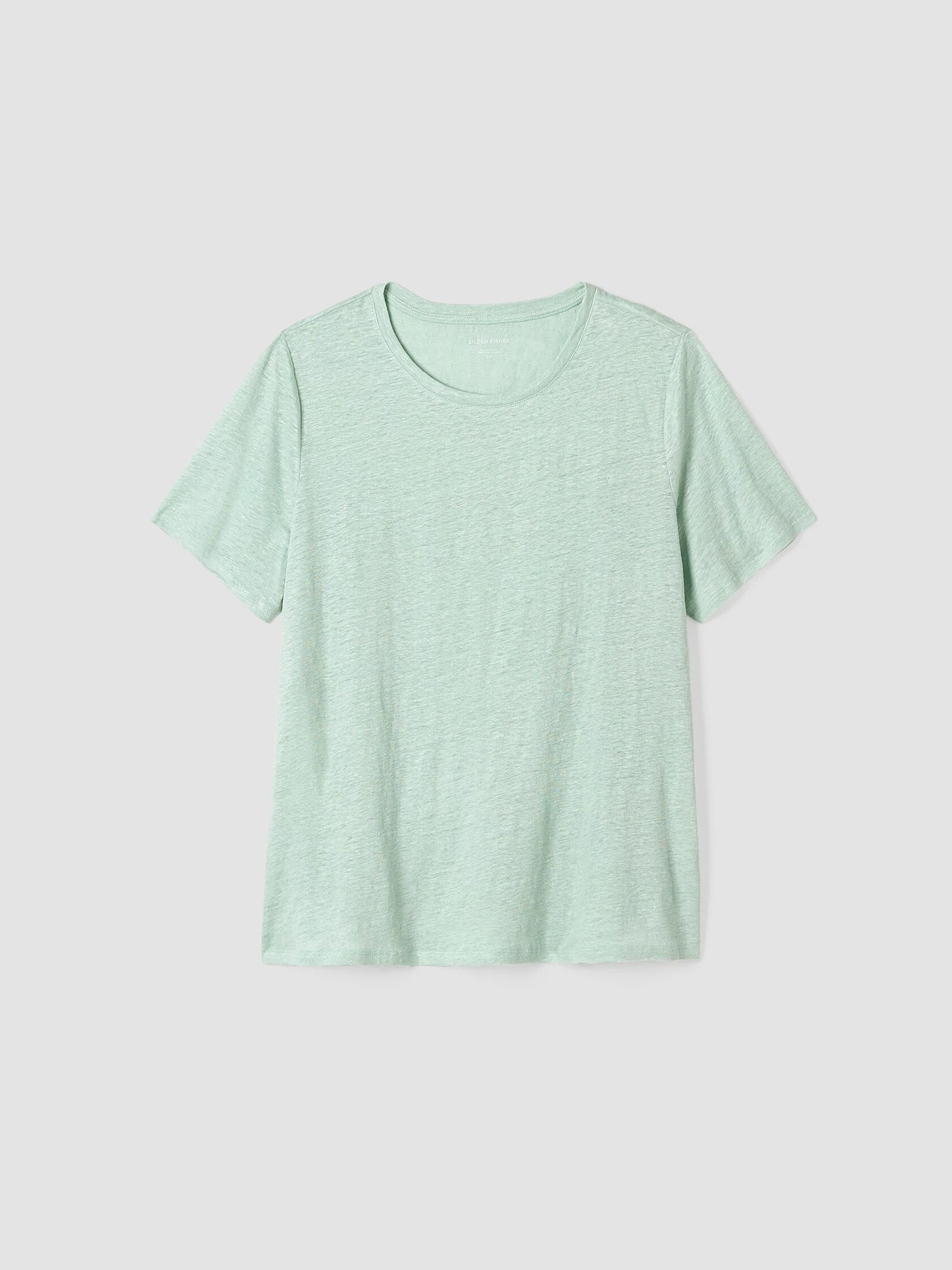 Organic Linen Jersey Crew Neck Tee
