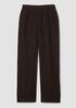 Woven Pliss&eacute; Straight Pant