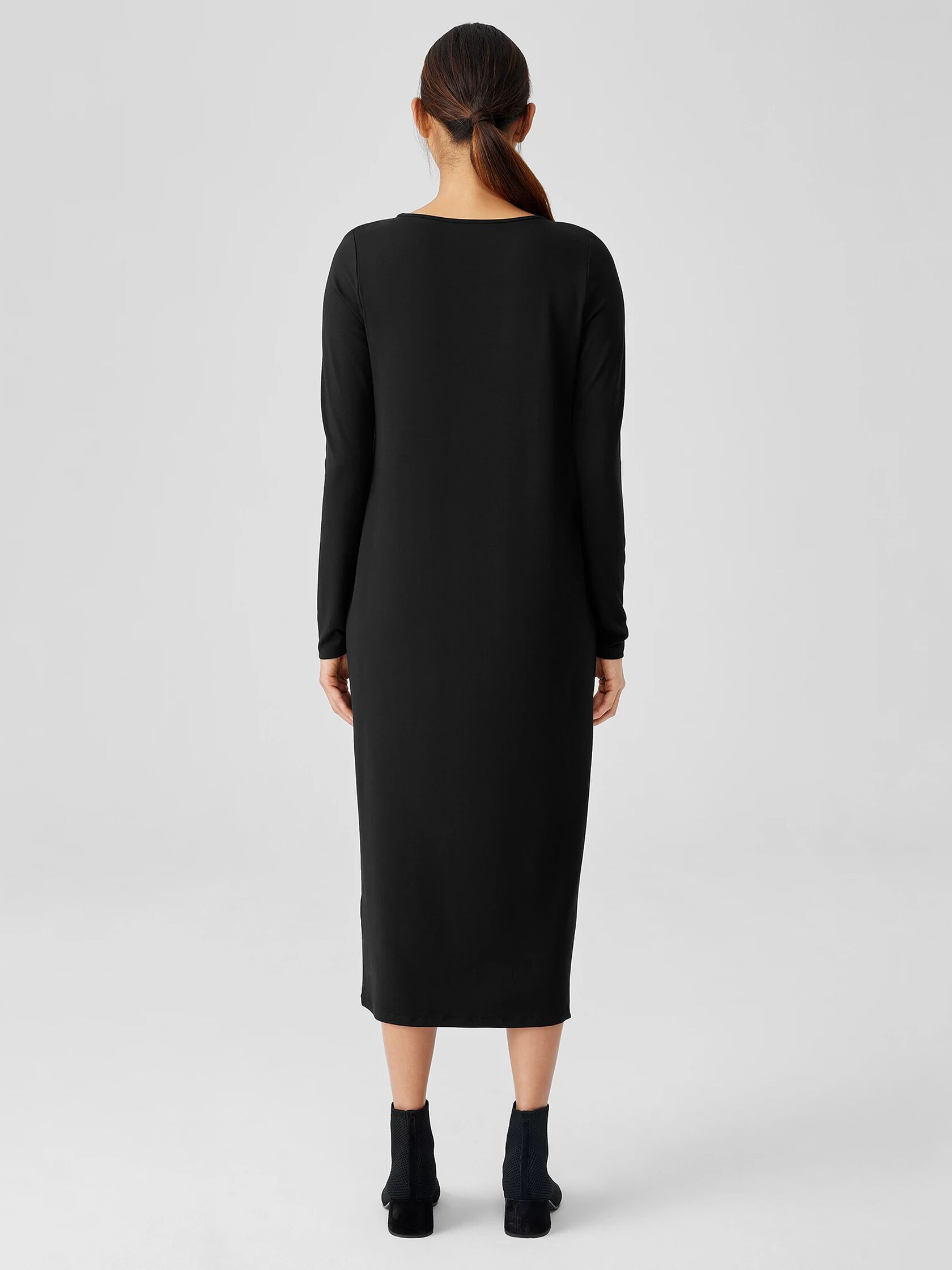 Stretch Jersey Knit Jewel Knit Dress