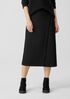 Boiled Wool Jersey Wrap Skirt