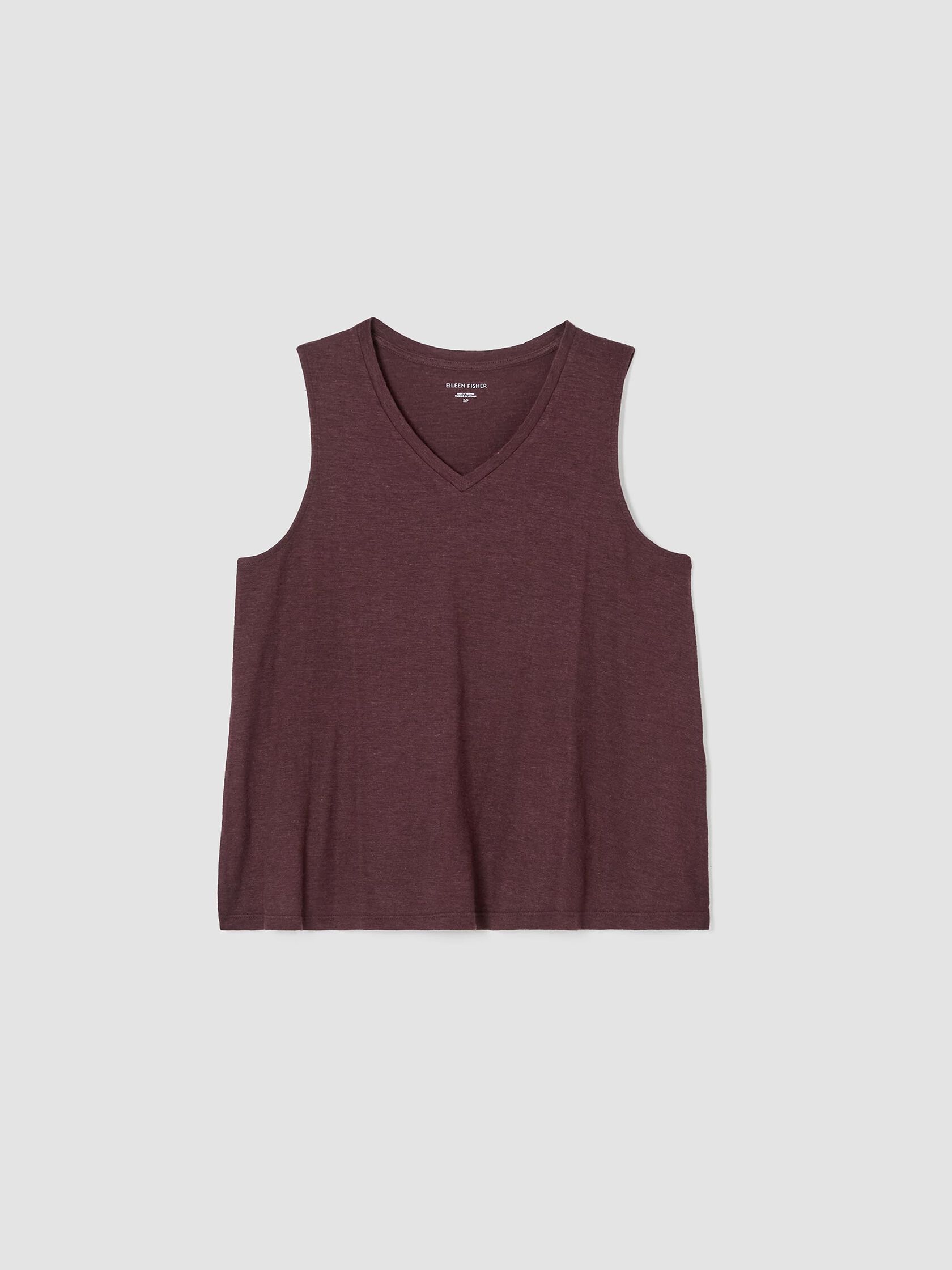 Hemp Organic Cotton Twist V-Neck Tank