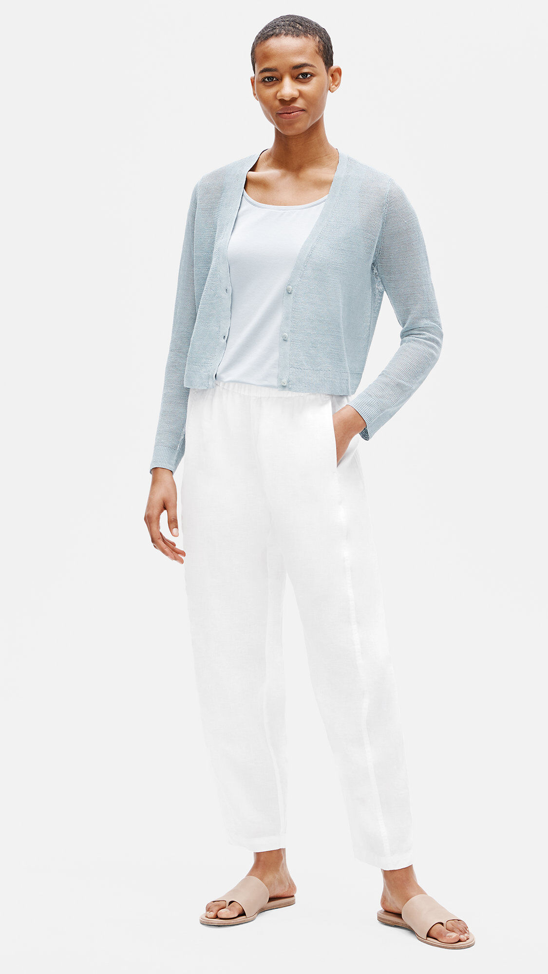Organic Linen Lantern Pant