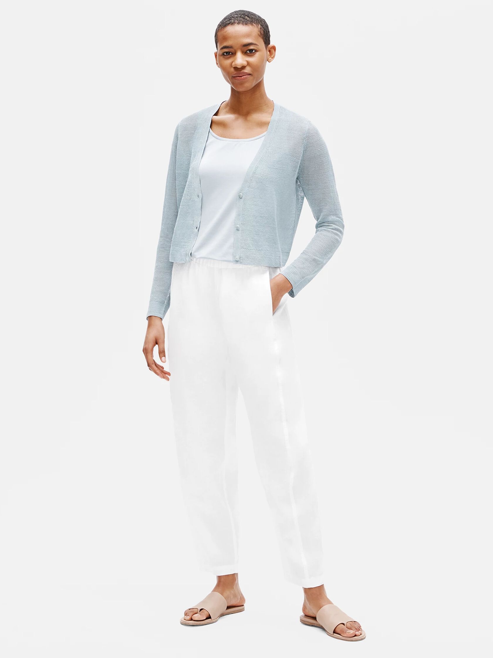 Organic Linen Lantern Pant