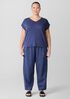 Organic Linen Jersey V-Neck Tee