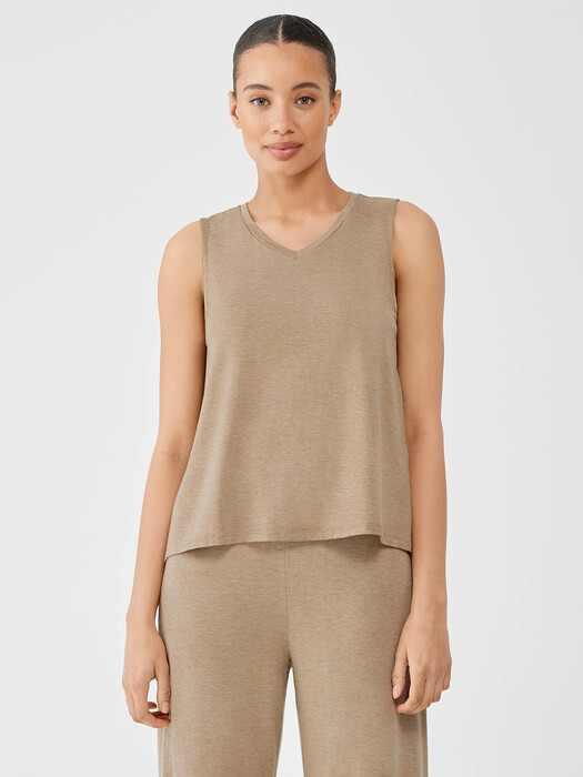 Fine Jersey V-Neck Tank