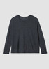Fine Merino Jersey Crew Neck Top in Regenerative Wool