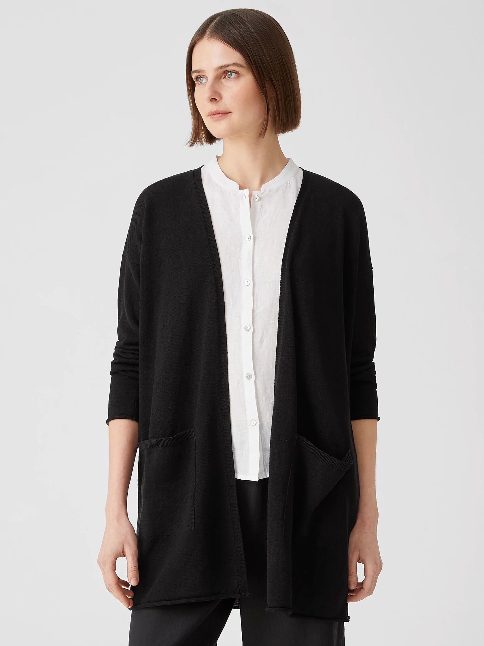 Organic Linen Cotton Cardigan