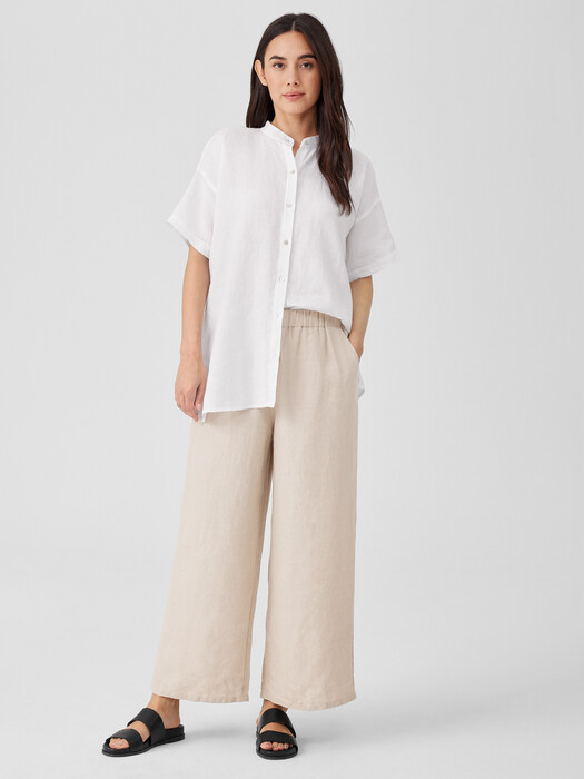 Organic Linen Wide-Leg Pant