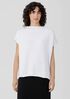 Organic Cotton French Terry Funnel Neck Top