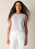 Organic Cotton Doubleweave Round Neck Tank