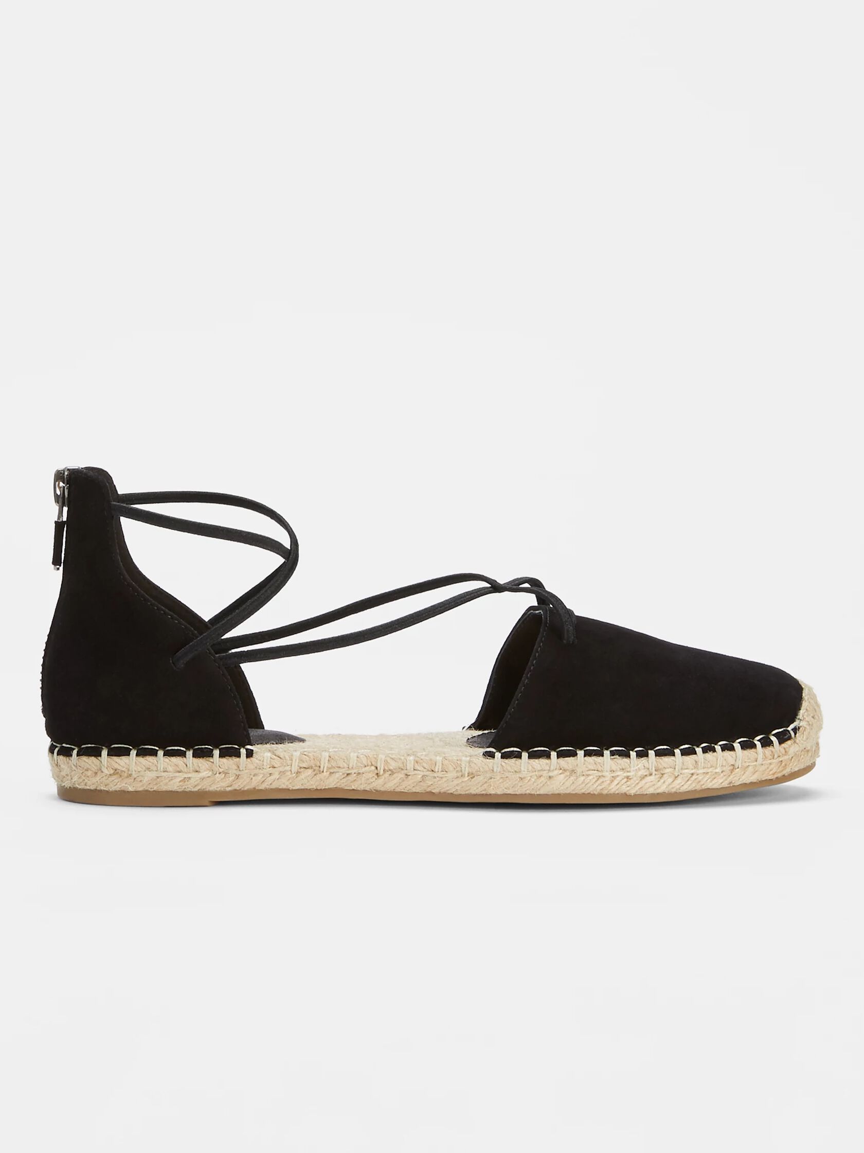 Lace Leather Espadrille