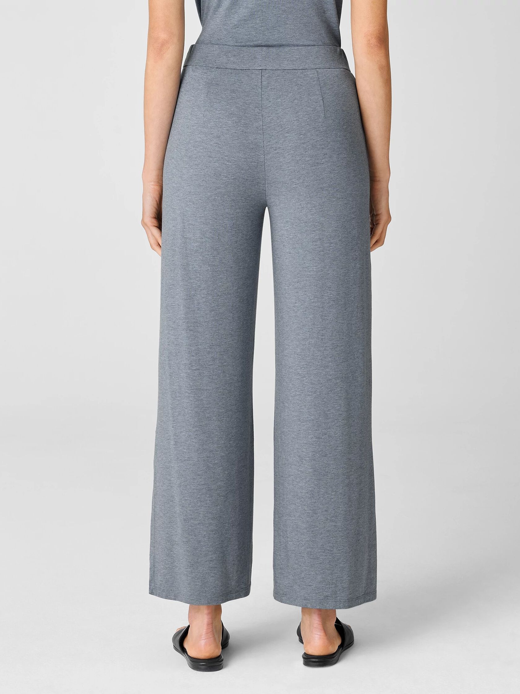 Fine Jersey Pant with Slits