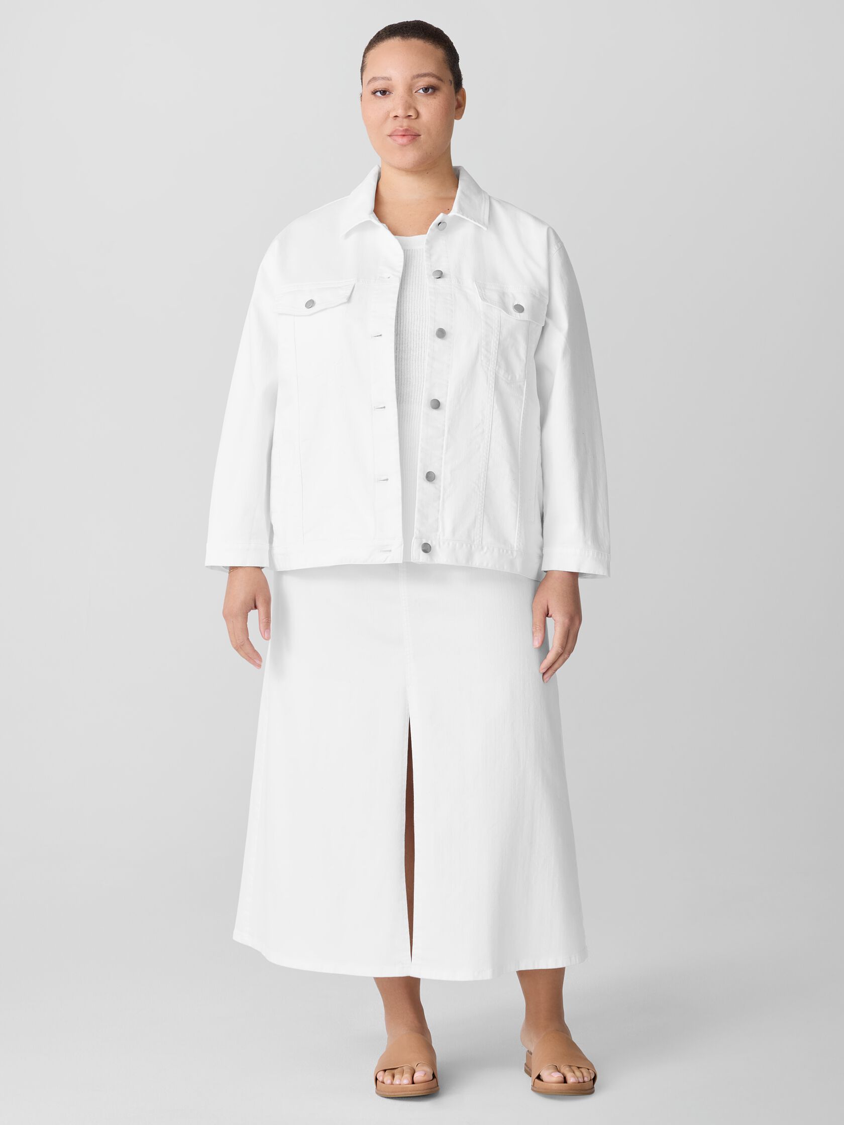 Garment-Dyed Organic Cotton Denim Jacket