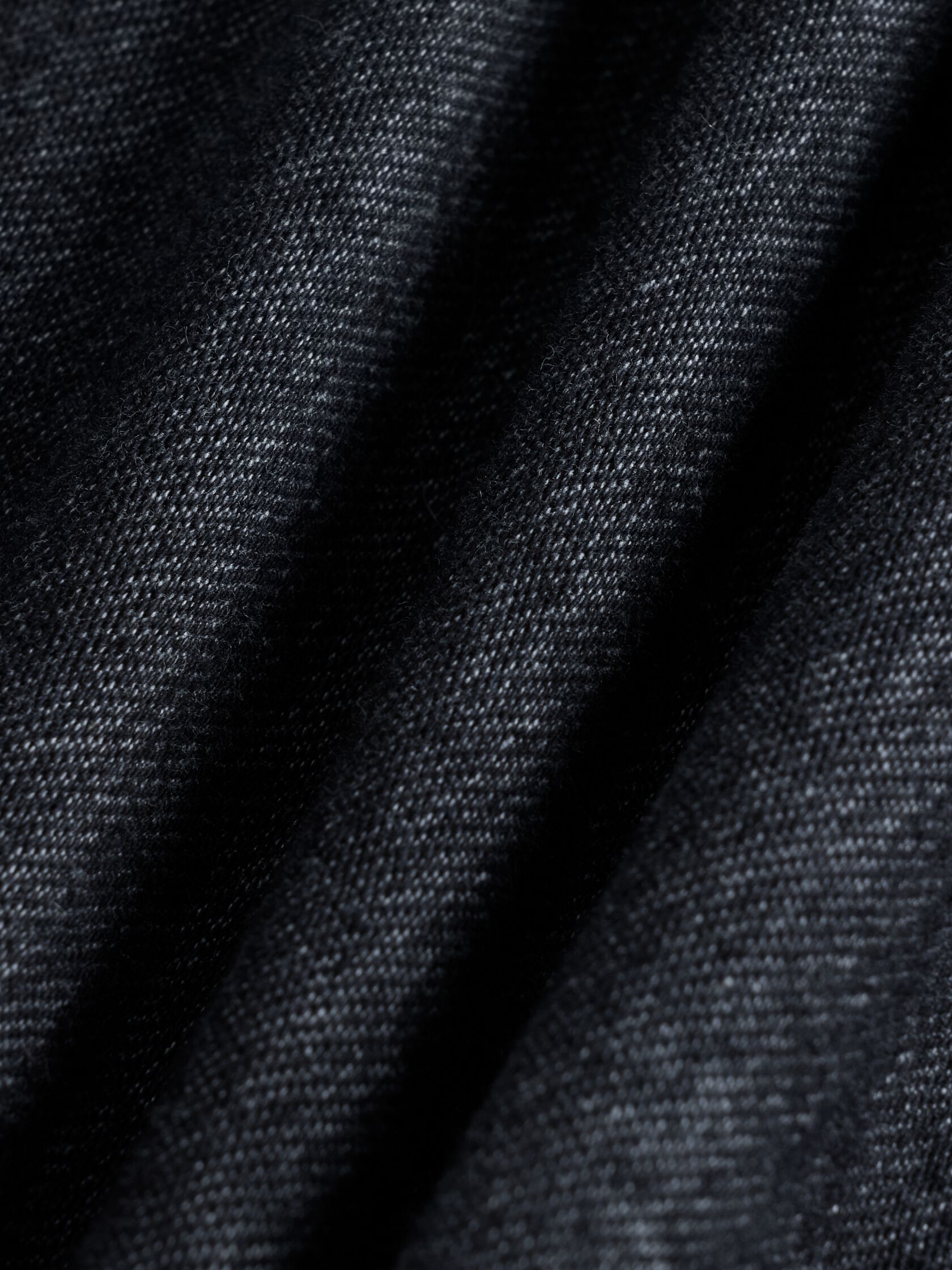 Cotton Indigo Knit Denim Jumpsuit