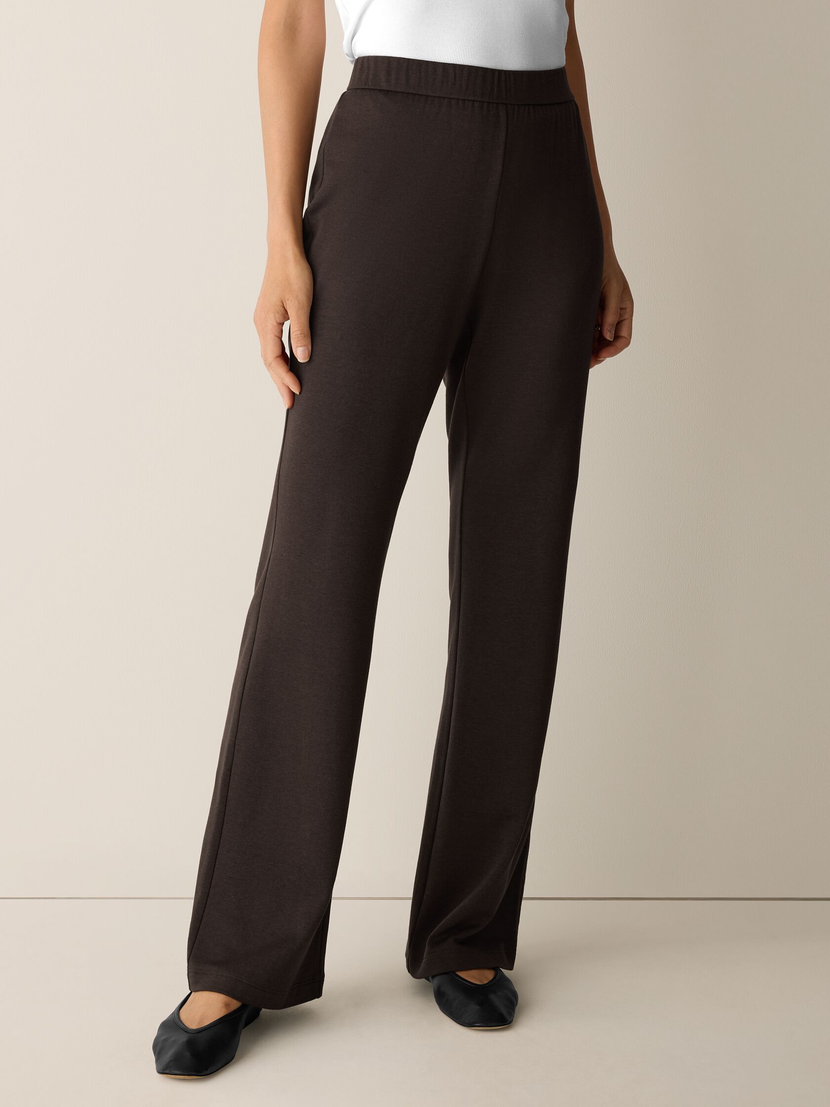 Cozy Brushed Terry Hug Kick Pant