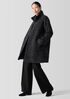 Curly Alpaca Stand Collar Coat