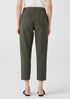 Organic Cotton Hemp Tapered Ankle Pant