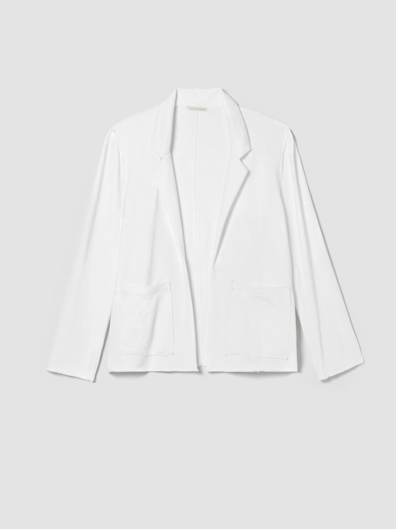 Lightweight Organic Cotton Terry Blazer