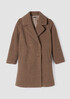 Cozy Recycled Wool Boucle Notch Collar Coat