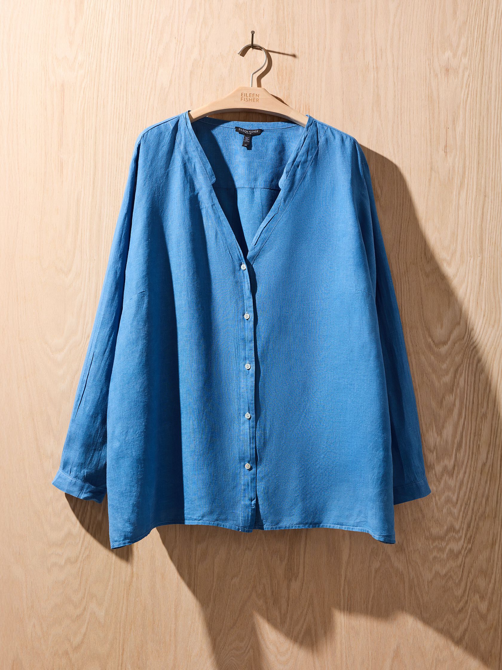 Renew Handkerchief Linen Shirt, 3X