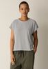 Striped Organic Cotton Slub Crew Neck Tee