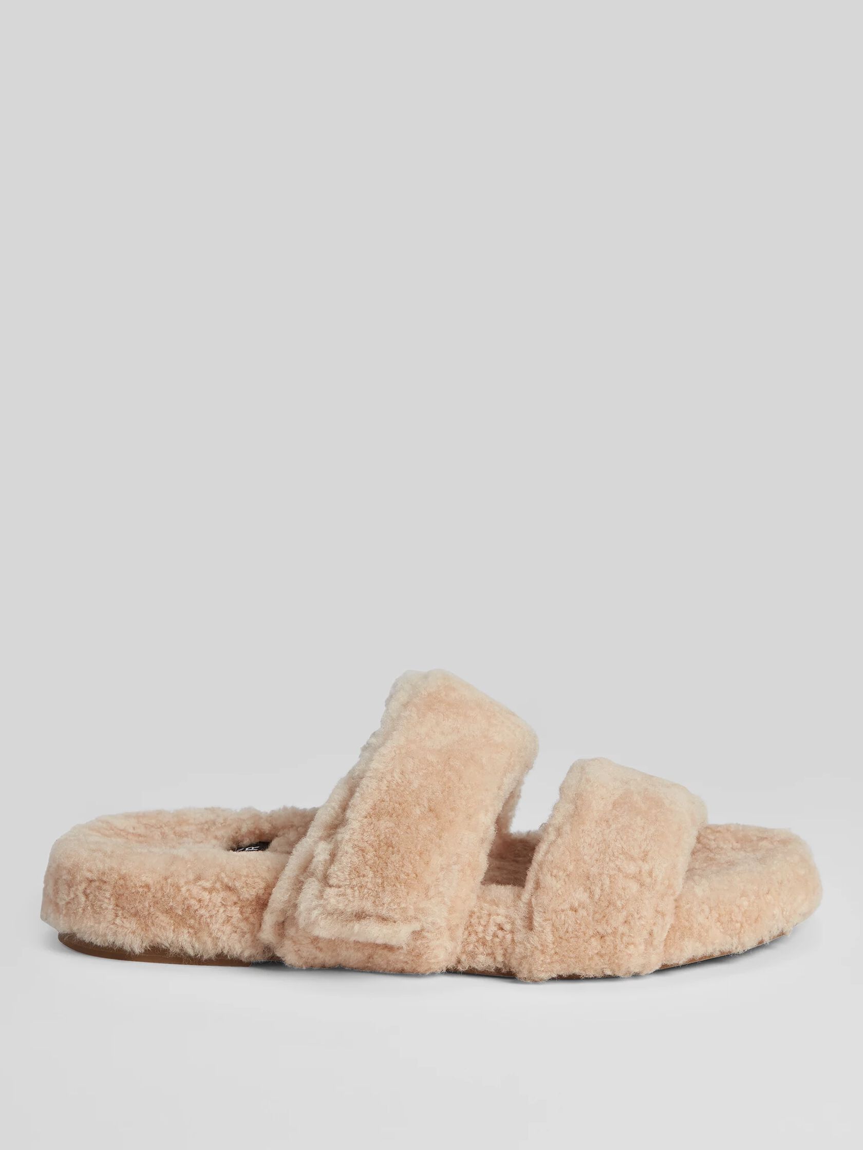 Lully Shearling Slide Sandal